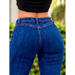 Vintage Rockies Natural Rise 100% Cotton Denim Jeans Women’s 28x33 EUC
